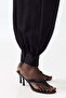 Balloon-leg twill trousers - 2
