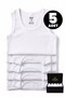 Premium Boys' 5-Piece 100% Cotton Undershirts with Gift Box and High-Quality Children's Underwear with Breathable Texture