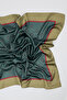 Patterned Medium Size Satin Scarf Merci - 4