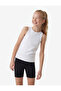 High Waist Elastic Waist Basic Short Leggings