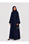 Al Zahra 3-Piece Open Abaya Set with Inner Dress & Matching Hijab - 2