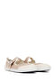 Women's Beige Strappy Leather Ballerinas 26Pfd370514 - 3