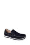 Men's Navy Blue Nubuck Leather Casual Shoes 26Sfd7105V3 - 8