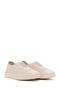 Women's Cream Leather Comfort Shoes 26Pfd501018 - 2