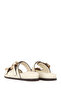 Women's Cream Double Buckle Slippers 26Sfd442118 - 6