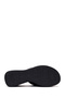 Women's Black Stone Filled Heeled Fabric Slippers 26Sfe49866F - 5