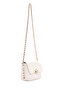 Women's White Chain Strap Piece Set Crossbody Bag 26Sbd281318 - 7
