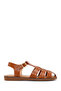 Women's Tan Ankle Buckle Sandals 26Sfe463518