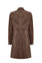 Tara Women's Mink Suede Leather Coat 25Wgd533310 - 2