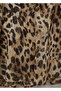 Animal Print Crop Blouse - 5