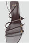 Kitten Heel Buckle Sandals - 5