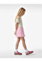 Elastic Waist Cotton and Linen Blend Balloon Skirt - 3