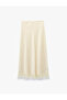 Lace Detailed Comfortable Cut Satin Skirt Pajama Bottoms - 3