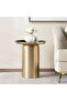 Sanadah End Table Large - Black & Gold - 2