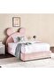 Abel Kids Single Bed 120x200 Cm - Pink