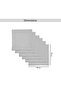 Miran 12 Piece Faggoted Napkin Set 45x45cm - White - 5