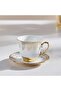 Kenzi 14-piece Tea Set - Cup 220ml + Pot 950ml -white & Gold - 4