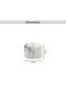 Marbella Led Marbled Votive Candle Dia7.8x5cm - White - 7