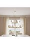 Cerrona 18-light E14 Fancy Chandelier 122x99cm - Aged Brass