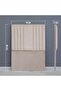 POLINA SINGLE BED VELVET BEIGE 90X200 CM - 5