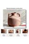 Hiba Stoneware Vase With Two Handle 11.3x11.3x11cm - Terracotta - 6