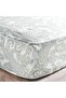 Everyday Paisley Printed Queen Fitted Sheet 160x200+33 Cm- Green