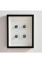 Pyrite Stone Shadow Box 40x50cm - White - 5