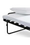Sandler Folding Bed With Mattress - Black - Metal - 4