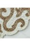 Shadeen Beaded Placemat D38cm-ivory Gold - 2