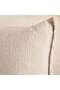 Serene Wool Soft Fringed Filled Cushion 50x50cm - Ivory - 2