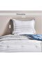 Liana 3-piece Chenile Stripe King Comforter Set 240x260cm - Sky Blue - 8