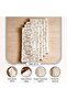 Botanix 4piece Cotton Printed Napkin Set 45x45cm - Beige - 4