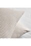 Whitney Waffle 3-piece King Duvet Cover Set 230x220cm - Beige - 3