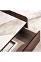 Adara Night Stand With 2 Drawer Ceramic- Brown - 3