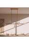 Eglow 9-light G9 Blown Glass Pendant Lamp 130x60x60cm - Aged Brass
