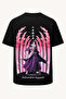 Oversize Bankai Senbonzakura Kageyoshi Bleach Kuchiki Byakuya Printed T-Shirt - Large Print - Wide Cut