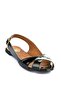 Black Women's Sandals F726106608 - 4