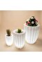 Modern Planter Set 3 Pieces LED - 2