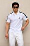 White Polo Neck Men's T-Shirt 5215