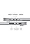 16" MacBook Pro: 18 çekirdekli CPU ve 20 çekirdekli GPU'lu Apple M5 Pro çip, 24 GB RAM, 1 TB SSD - Gümüş - 9