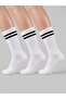 Sports Coton Striped Seamless Socks 3 Pairs