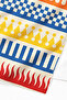 Ethnic Geometric Modern Beach Towel Cover-Up - Bohemian Colorful Striped Quick-Dry Microfiber Towel Cover - 5