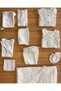 Ruffle Detailed Lux 1. Quality 10-Pack Baby Girl Muslin Hospital Outfit - 8