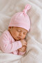 100% Cotton Newborn Baby Hat Beanie Set of 4 - 3