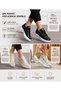 Women's Sneaker Daily Light Sole Lace-Up Zippered Sports Shoes 395 Ice White - 3