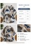 Women's Multi-Colored Patterned Italian Style Half-Button Judge Collar Blouse - 6