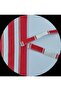 Balcony Iron Red and White Curtain, Railing Curtain, All Sizes, Length X Width, with Metal Rings - 3