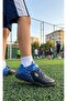 Children's Velcro-Strapped Elastic Laced Football Boots Halı Saha01 - 2