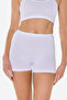 Women's 5-Pack White Non-Marking Modal High Waist Boxers 5m108 - 5