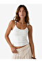 X Şahika Ercümen - Slim Fit Sleeveless U-Neck Beaded Detailed Top - 2